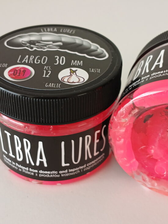 Largo 30mm, 019-Hot Pink, 0,93gr, garlic, 12pcs/pack